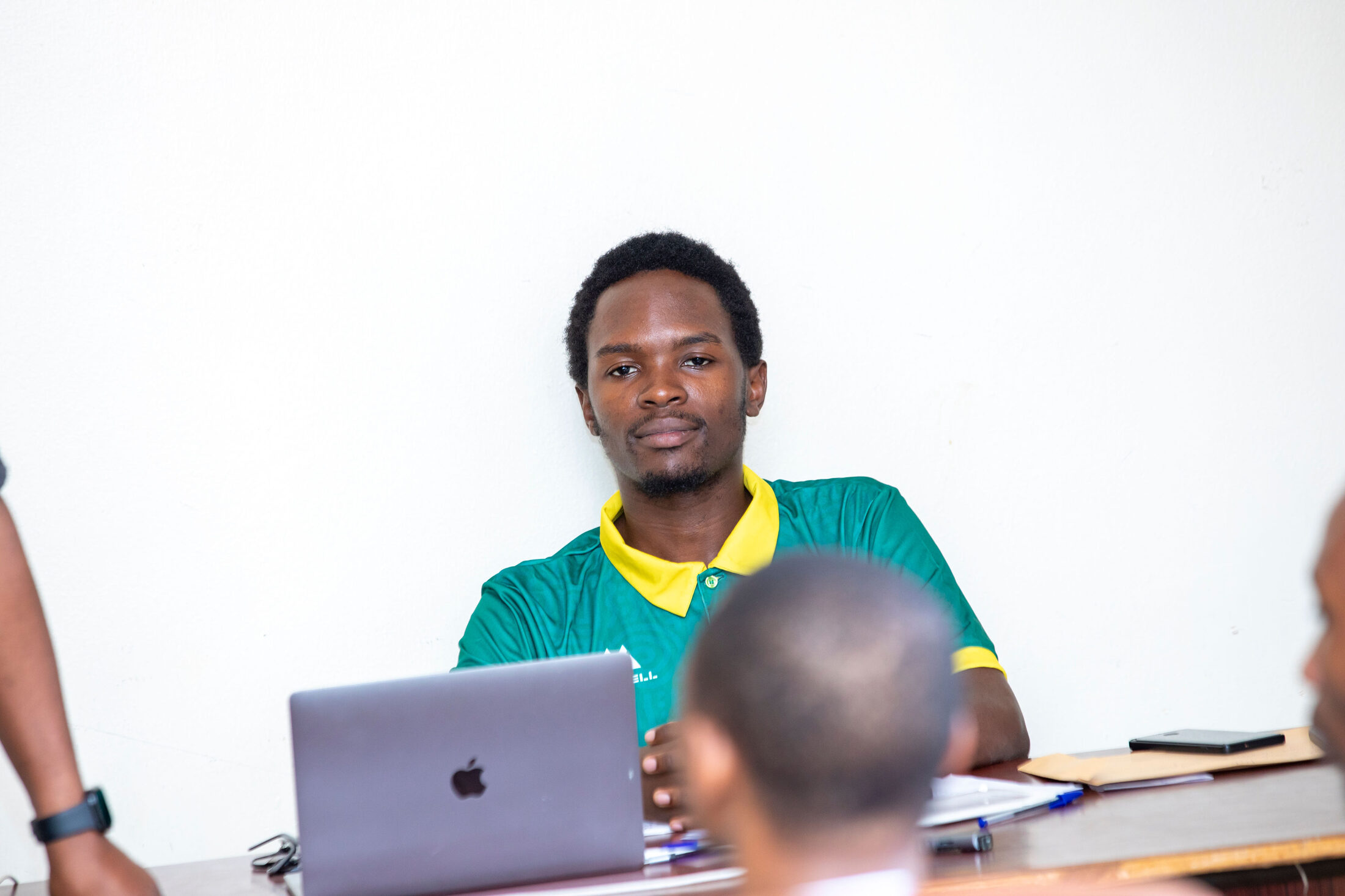 Thierry taking questions during the retreat
